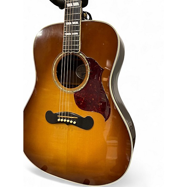 Used Gibson Songwriter Deluxe Sunburst Acoustic Electric Guitar
