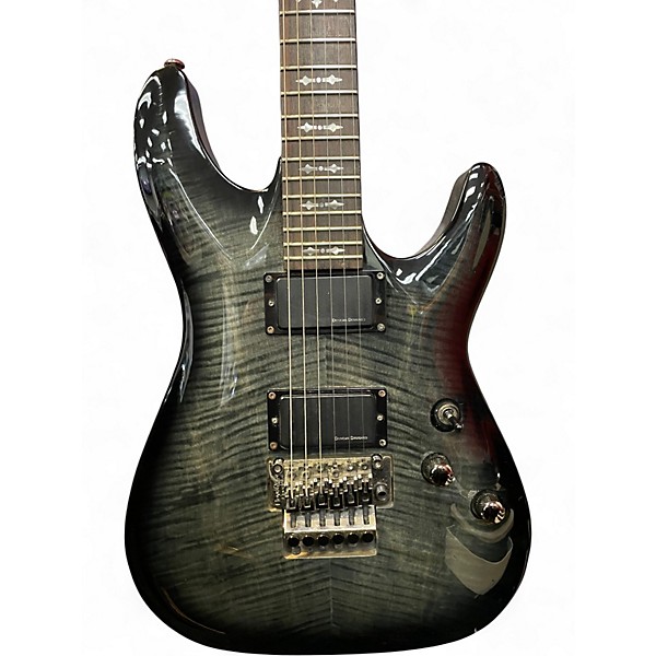 Used 2016 Schecter Guitar Research Demon 6 AGED BLACK SATIN Solid Body Electric Guitar