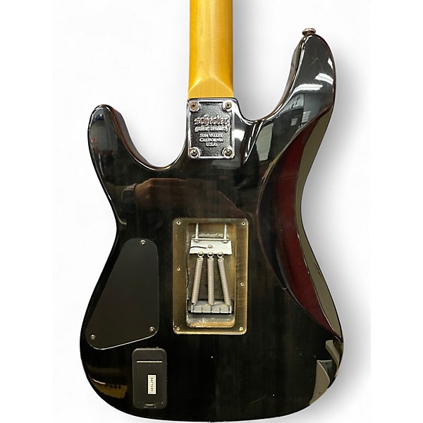 Used 2016 Schecter Guitar Research Demon 6 AGED BLACK SATIN Solid Body Electric Guitar