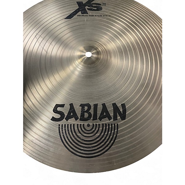 Used SABIAN 18in XS20 Medium Thin Crash Cymbal