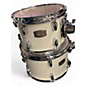 Used Yamaha 5 Piece STAGE CUSTOM Classic White Drum Kit thumbnail