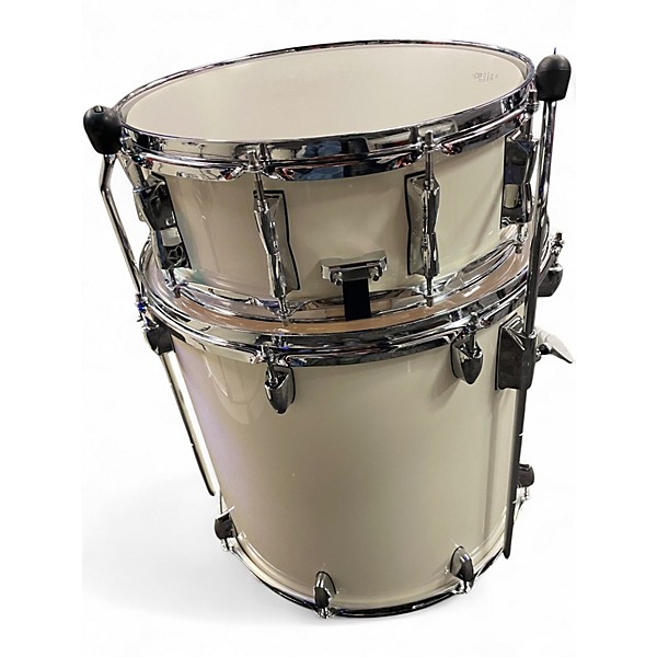 Used Yamaha 5 Piece STAGE CUSTOM Classic White Drum Kit