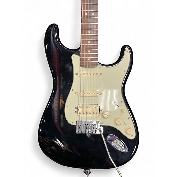 Used Fender American Deluxe Stratocaster HSS Black Solid Body Electric Guitar