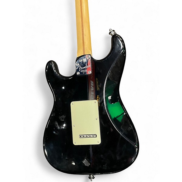 Used Fender American Deluxe Stratocaster HSS Black Solid Body Electric Guitar