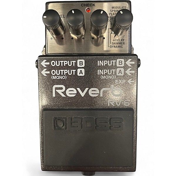 Used BOSS RV6 Digital Reverb Effect Pedal