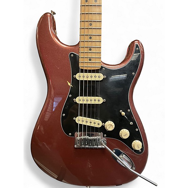 Used 2017 Fender Deluxe Roadhouse Stratocaster Classic Copper Solid Body Electric Guitar