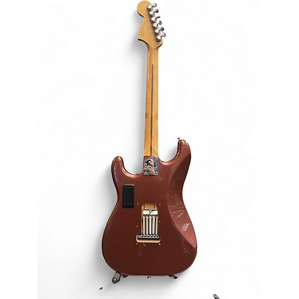 Used 2017 Fender Deluxe Roadhouse Stratocaster Classic Copper Solid Body Electric Guitar