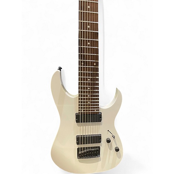Used Ibanez RG8 8 String Alpine White Solid Body Electric Guitar