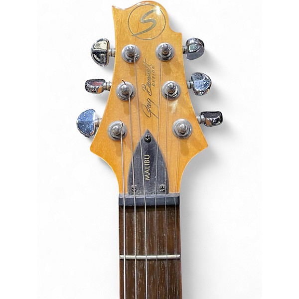 Used Greg Bennett Design by Samick Malibu Black Solid Body Electric Guitar