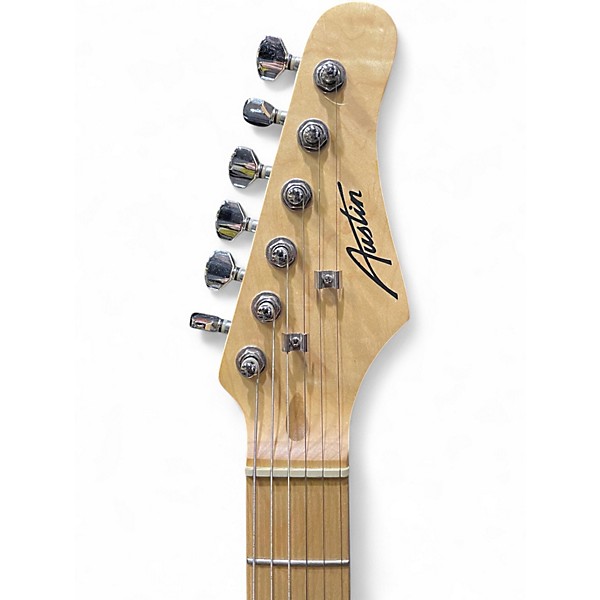 Used Austin AST100 White Solid Body Electric Guitar