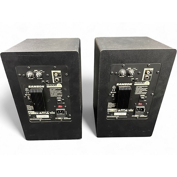 Used Samson RESOLV A5 ACTIVE STUDIO MONITOR PAIR Powered Monitor