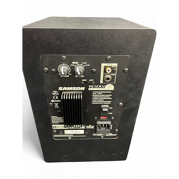 Used Samson RESOLV A5 ACTIVE STUDIO MONITOR PAIR Powered Monitor