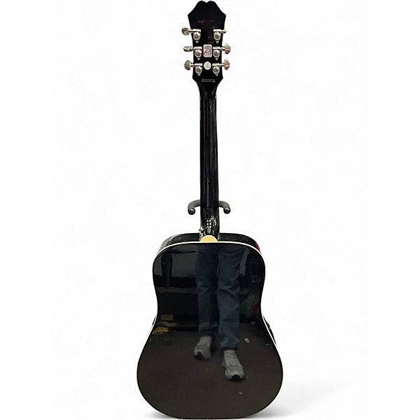 Used Epiphone Hummingbird Pro Ebony Acoustic Electric Guitar