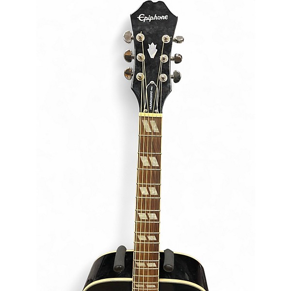 Used Epiphone Hummingbird Pro Ebony Acoustic Electric Guitar