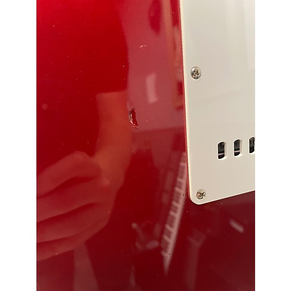 Used Squier Affinity Stratocaster Metallic Red Solid Body Electric Guitar