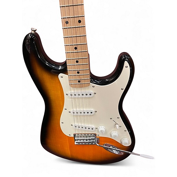 Used Squier Affinity Stratocaster Tobacco Sunburst Solid Body Electric Guitar