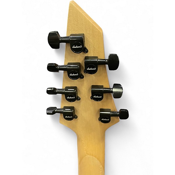 Used Jackson King v 7 string Black Solid Body Electric Guitar