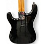 Used Partscaster Stratocaster Black Solid Body Electric Guitar