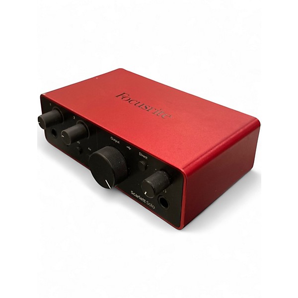 Used Focusrite Scarlett Solo Gen 4 Audio Interface