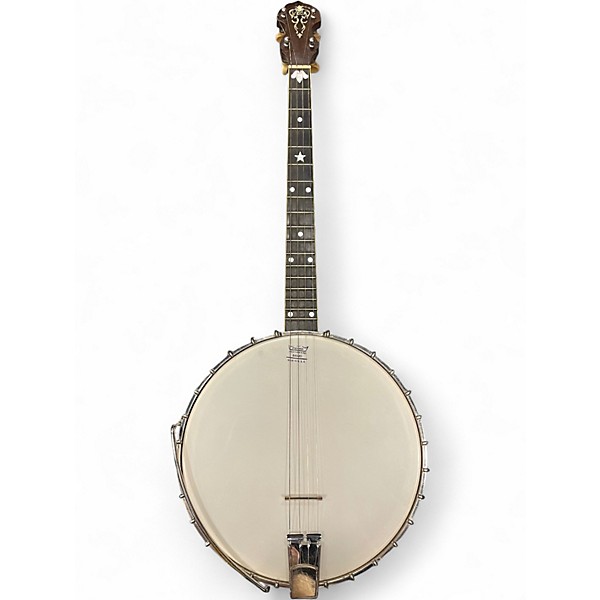 Vintage 1900s Vega Style M Natural Banjo