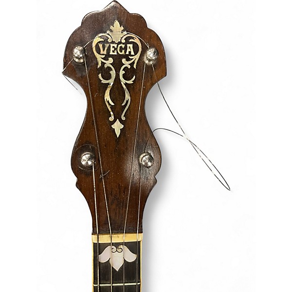 Vintage 1900s Vega Style M Natural Banjo