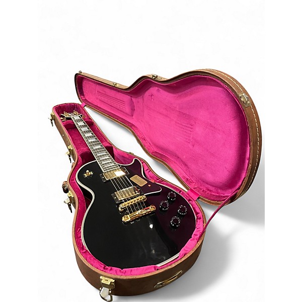 Used Gibson Custom Shop Les Paul Custom Ebony Solid Body Electric Guitar