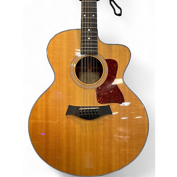 Used Taylor 355CE 12 String Natural 12 String Acoustic Electric Guitar