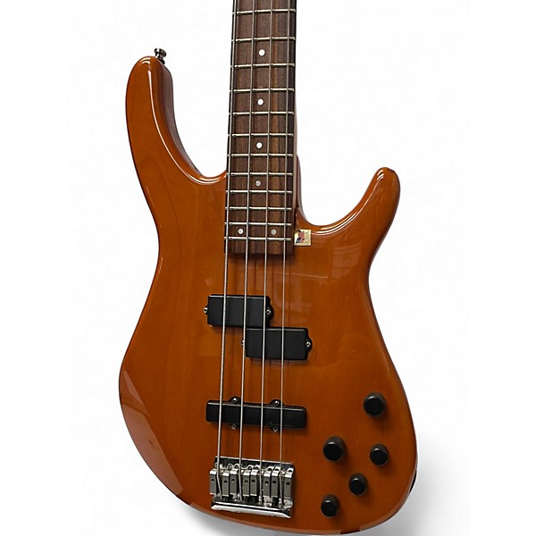 Used Fender Dimension IV Orange Electric Bass Guitar