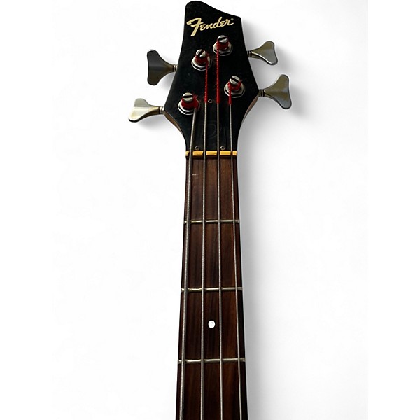 Used Fender Dimension IV Orange Electric Bass Guitar