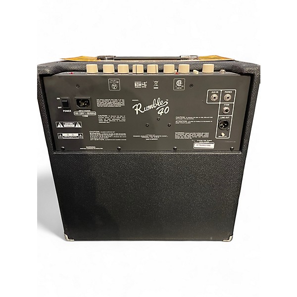 Used Fender Rumble V3 40W 1x10 Bass Combo Amp