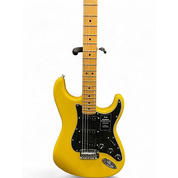 Used Fender Player Modified Stratocaster Sunshine Yellow Solid Body Electric Guitar