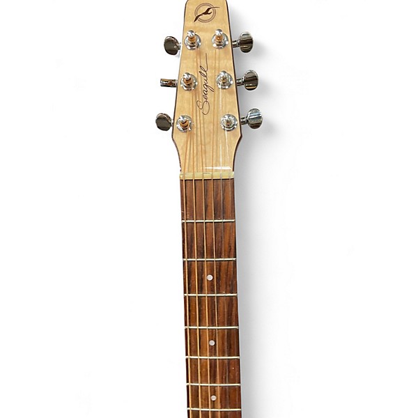 Used Seagull CW MINI JUMBO HG QIT Natural Acoustic Electric Guitar