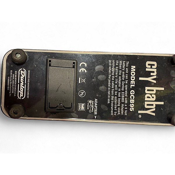 Used Dunlop GCB95 Original Crybaby Wah Effect Pedal
