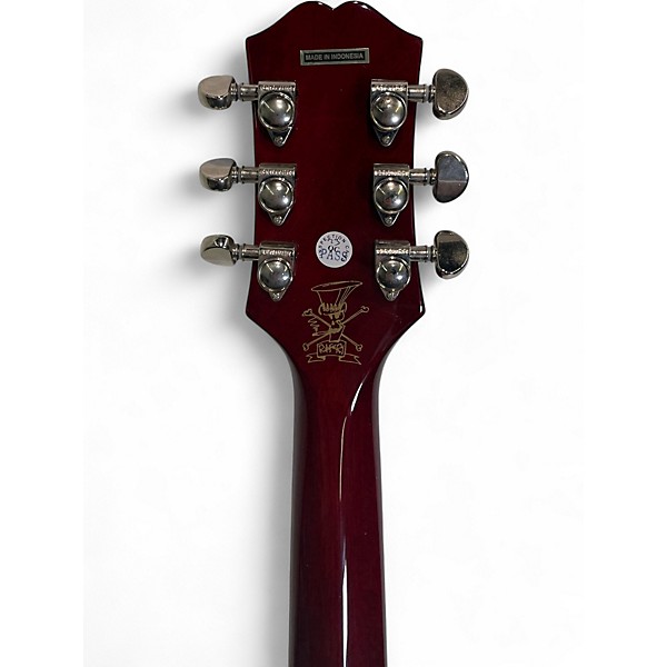 Used Epiphone SLASH J45 Candy Red Burst Acoustic Electric Guitar