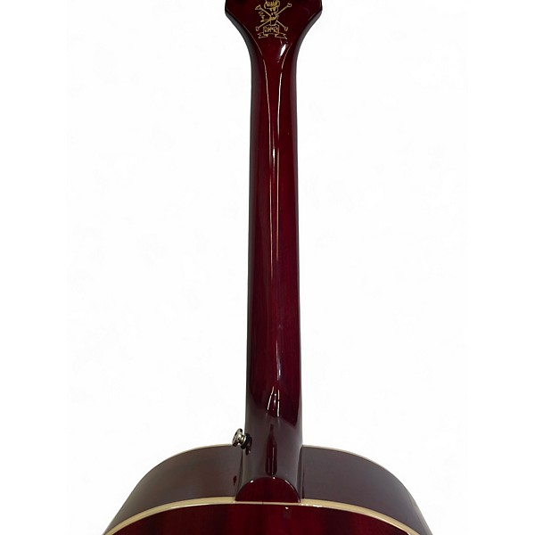 Used Epiphone SLASH J45 Candy Red Burst Acoustic Electric Guitar