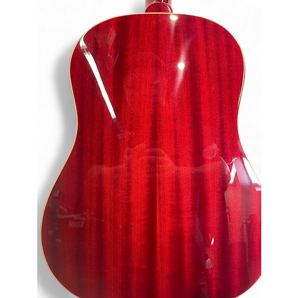 Used Epiphone SLASH J45 Candy Red Burst Acoustic Electric Guitar