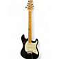 Used Ernie Ball Music Man Cutlass Black and White Solid Body Electric Guitar