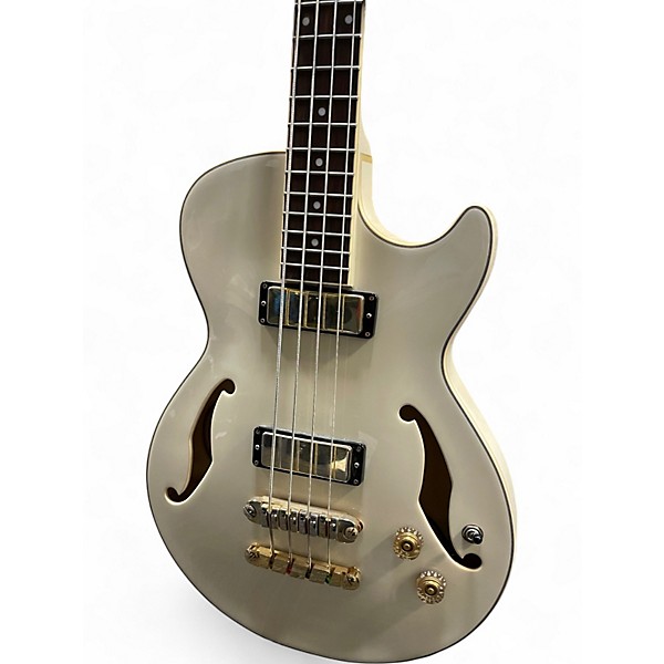 Used Ibanez AGB200 Antique White Electric Bass Guitar