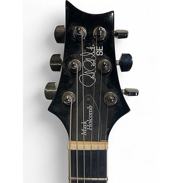 Used PRS SE Mark Holcomb Ebony Solid Body Electric Guitar