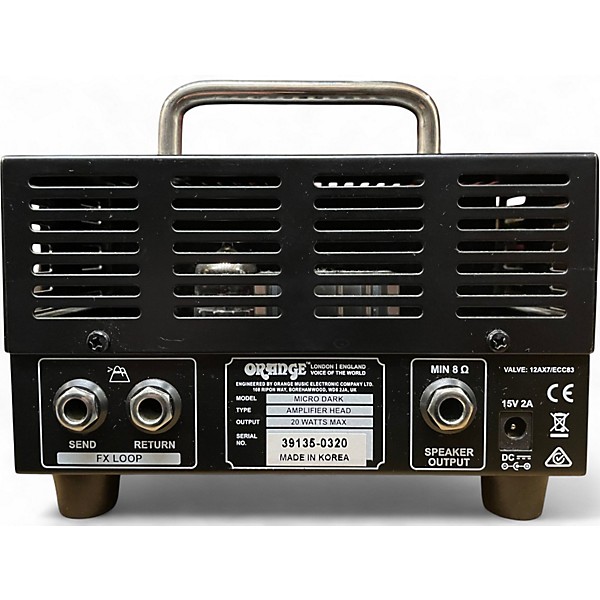 Used Orange Amplifiers Micro Dark 20W Tube Guitar Amp Head