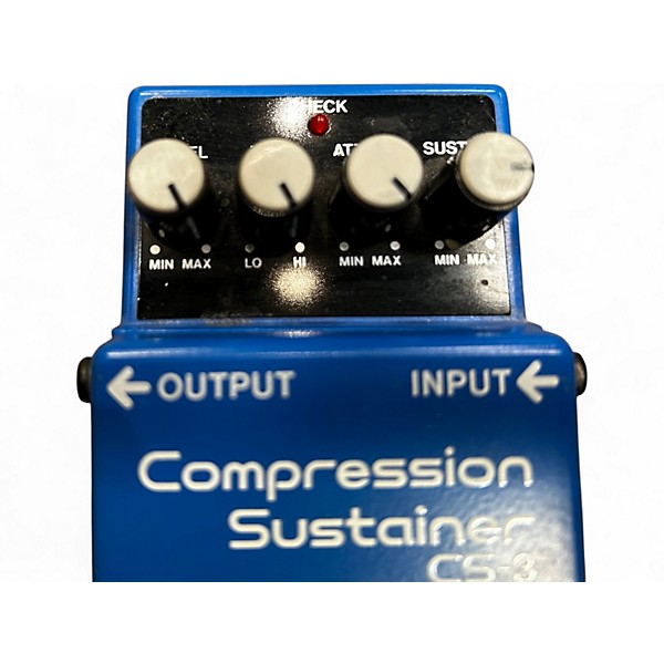 Used BOSS CS3 Compressor Sustainer Effect Pedal