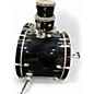 Used Yamaha 5 Piece Stage Custom Black Drum Kit