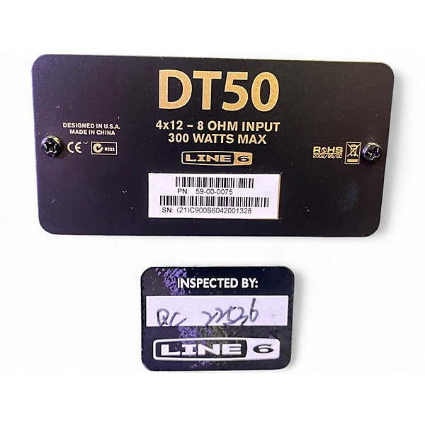 Used Line 6 DT50 412 4x12 Guitar Cabinet