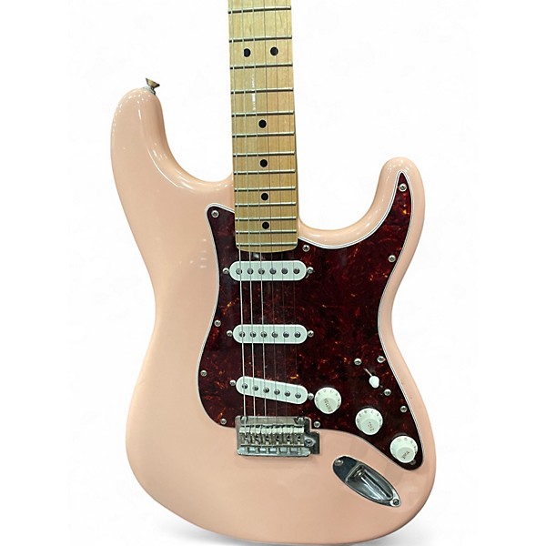 Used Fender Limited Edition Player Stratocaster Shell Pink Solid Body Electric Guitar