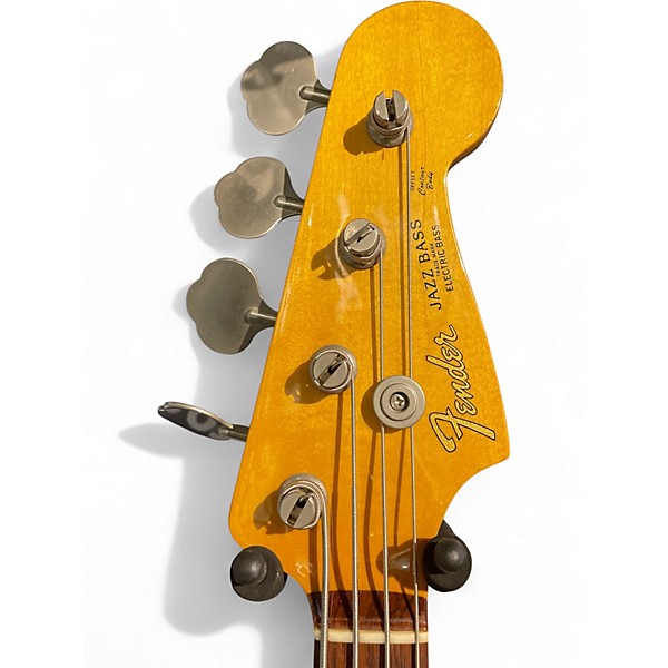 Used 1999 Fender 1962 Reissue Jazz Bass Antique White Electric Bass Guitar