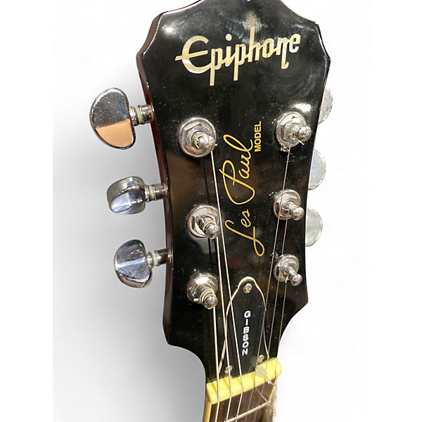 Used Epiphone Les Paul Standard 2 Tone Sunburst Solid Body Electric Guitar