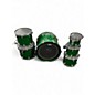 Used TAMA 6 Piece Starclassic  green  Drum Kit thumbnail
