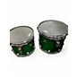 Used TAMA 6 Piece Starclassic  green  Drum Kit