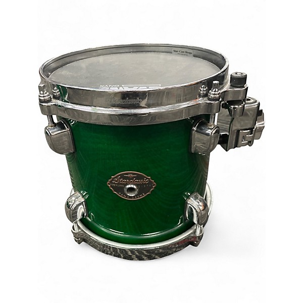 Used TAMA 6 Piece Starclassic  green  Drum Kit