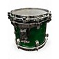 Used TAMA 6 Piece Starclassic  green  Drum Kit